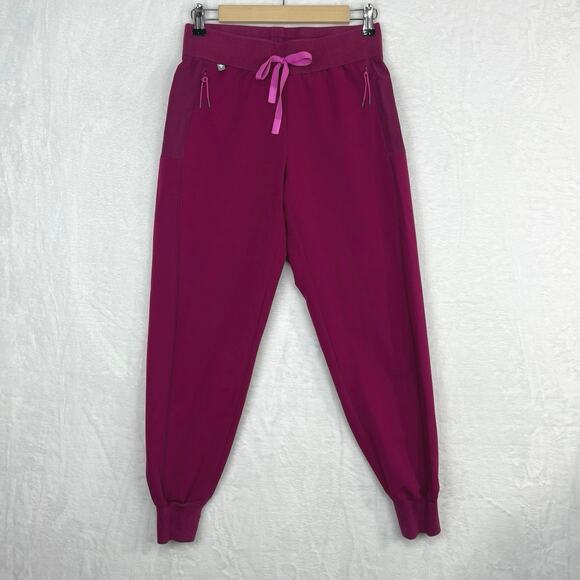 Figs Scrub Set Womens Dark Magenta Boston Slim Jogger Pant XSP Catarina Top XXS - Picture 2 of 16